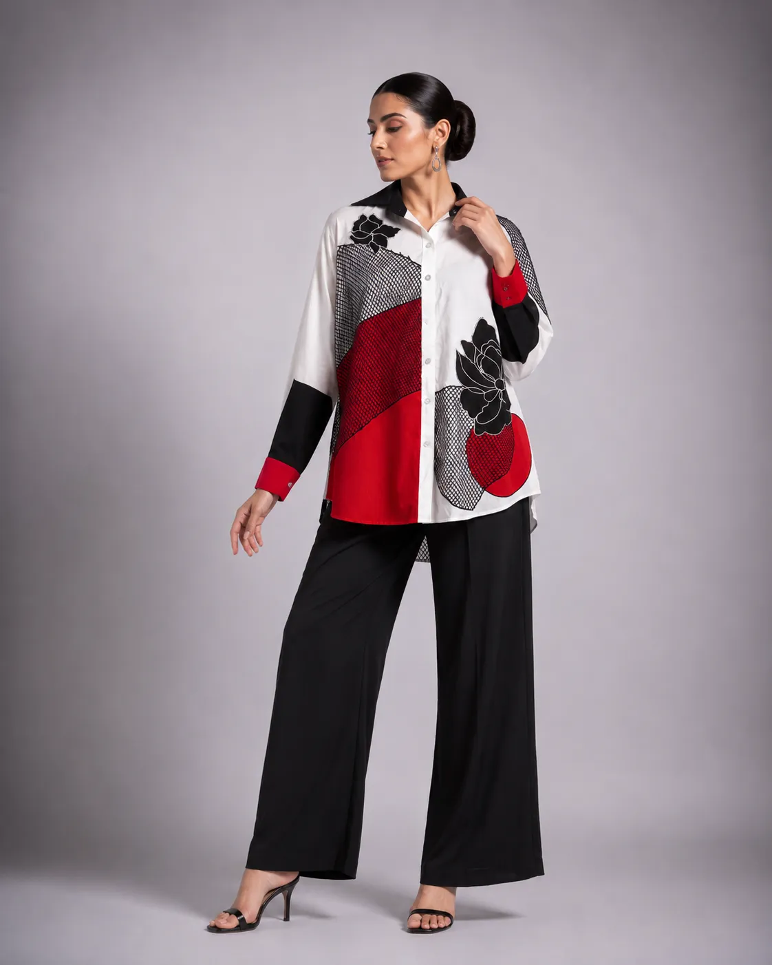 Scarlet Noir Statement Shirt view 2
