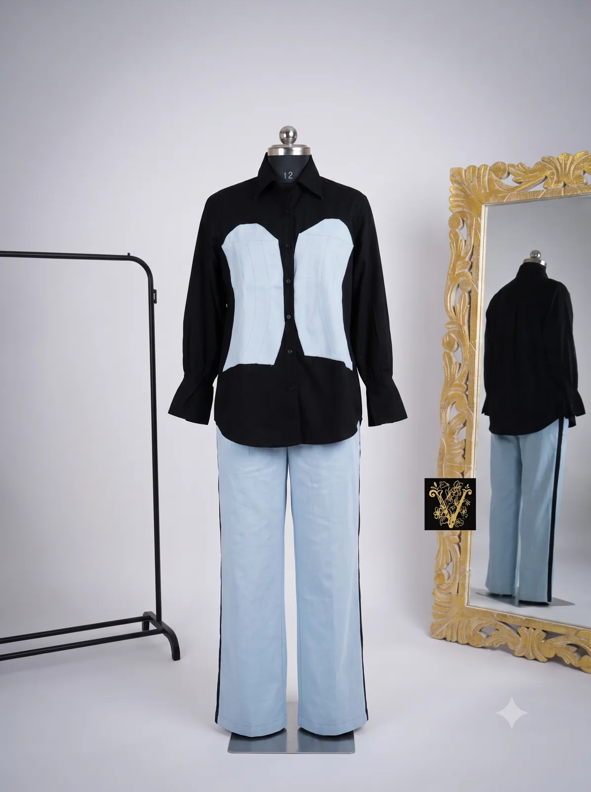 The Azure Arch Set — VStitch Co-ord Set, VStitch by Anjali Nanda