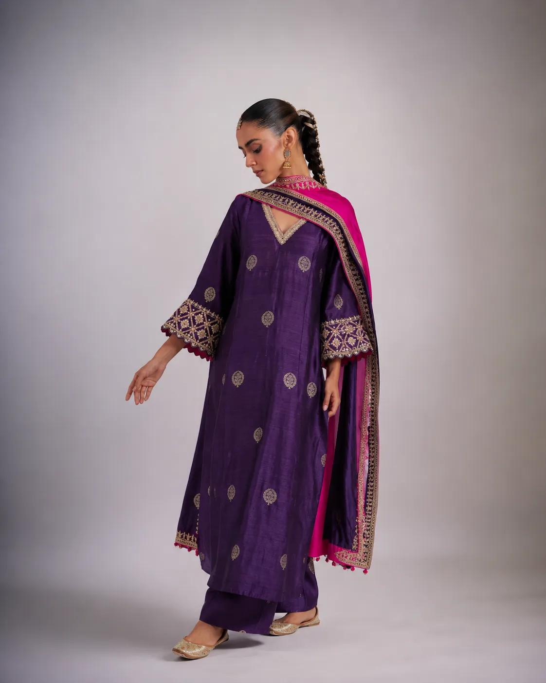 Amethyst Rani Royal Set — Vstitch Suits, VStitch by Anjali Nanda