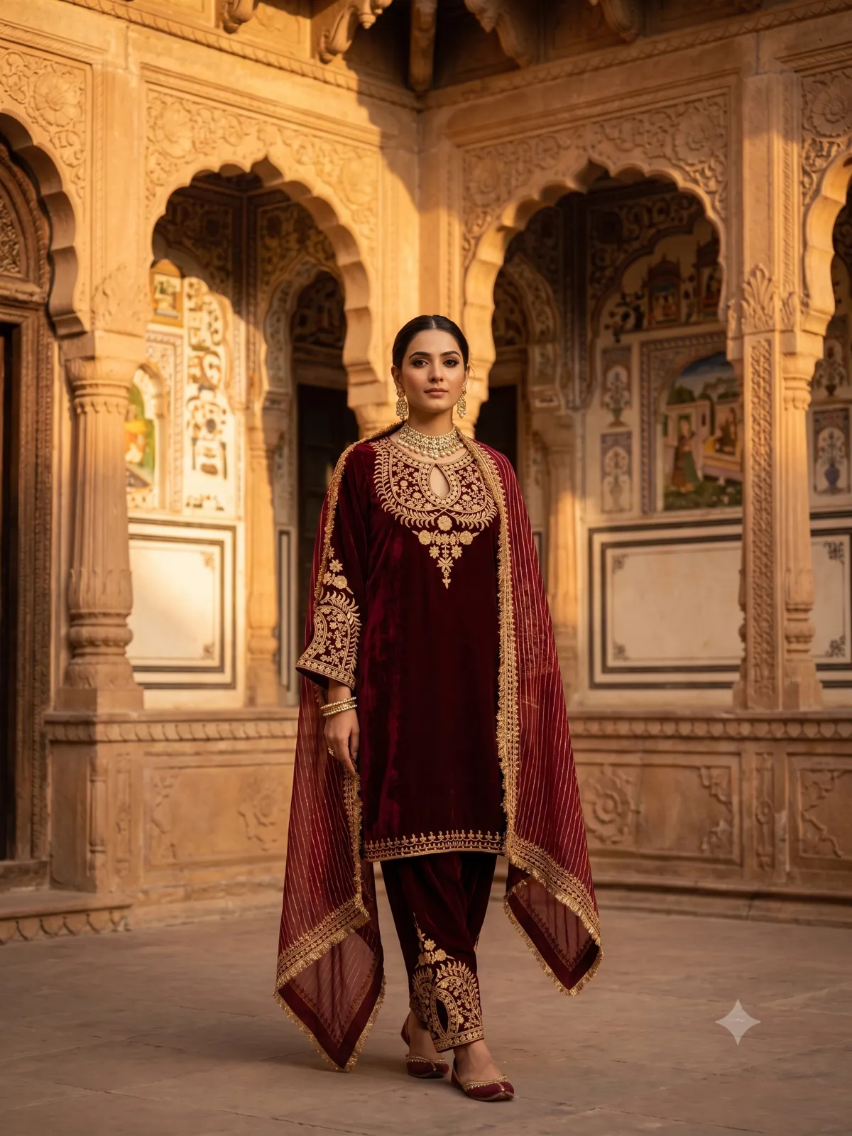 The Crimson Velvet Royalty Set view 2